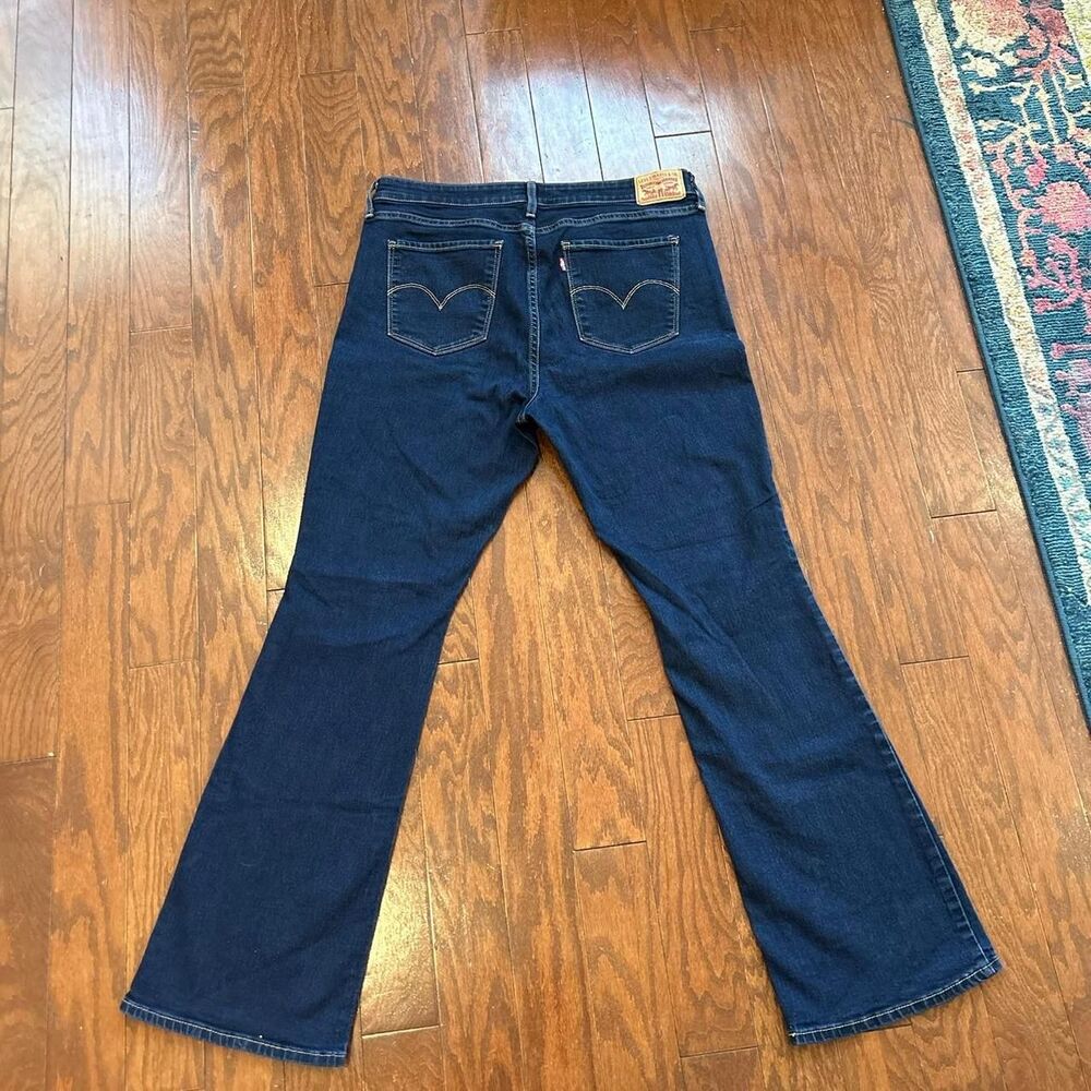 Levi-s Women's Navy and Blue Jeans - Picture 2 of 6